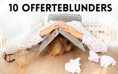 De 10 meest gemaakte offerteblunders